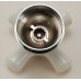 Trim Kit for 3-handle Shower Valve  Fit Price Pfister Compression Stem Shower  Satin Nickel Finish -By Plumb USA - B003JDDE0I